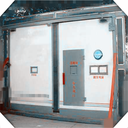 煤礦用竹膠板行車風(fēng)門